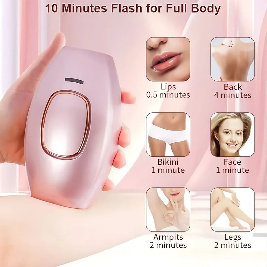 IPL Laser Hair Removal Device for Home Use | Permanent Hair Reduction Epilator