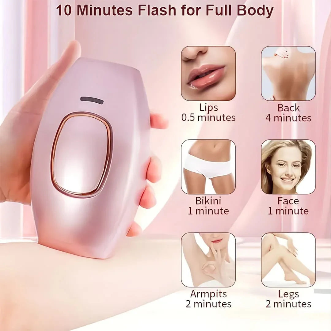 IPL Laser Hair Removal Device for Home Use | Permanent Hair Reduction Epilator
