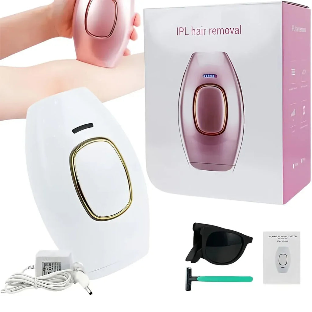 IPL Laser Hair Removal Device for Home Use | Permanent Hair Reduction Epilator