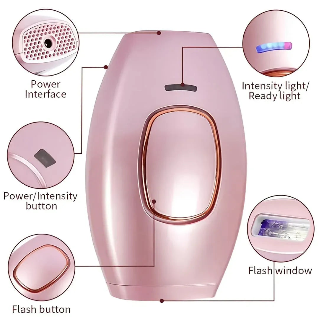 IPL Laser Hair Removal Device for Home Use | Permanent Hair Reduction Epilator